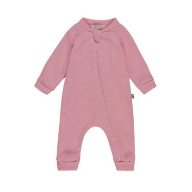 Imagem de Macacão Bebê de Plush Peluciado Rosa Chiclete - Kambai, G