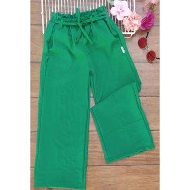 Imagem de Calça pantalona verde infantil - Alice moda