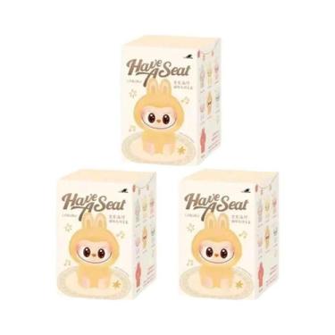 Imagem de Pelúcia De Vinil Labubu, Caixa Surpresa Com Monstros Sentados, Festa D