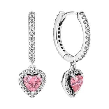 Imagem de Conjunto De Colar E Brincos De Prata S925 Feminino Joias De Luxo Prese