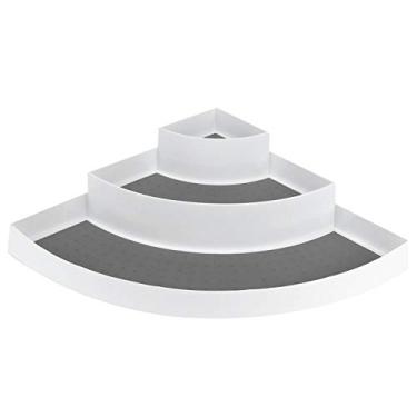 Imagem de KIMISS Armário de Cozinha Organizador de Prateleira de Esquina de 3 Camadas-Rack de Especiarias e Ferramenta de Armazenamento para Garrafas, Ervas e Itens Essenciais, Design para Economia de Espaço