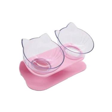 Imagem de Comedouro duplo Cat Bowls - Elo, Rosa