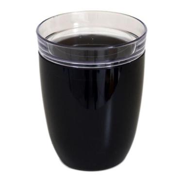 Imagem de Porta Cotonetes Linha Valência Preto - 7891559901855