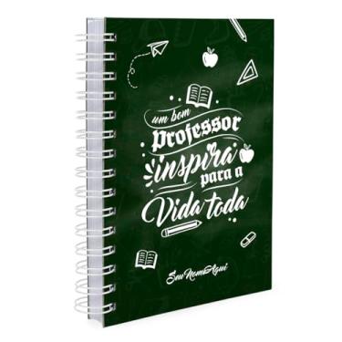 Imagem de Agenda 2026 Personalizada Professores Lousa Verde