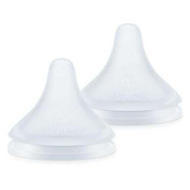 Imagem de Kit com 2 Bicos de Silicone para Mamadeira Perfect Match Nuk, Fluxo Le