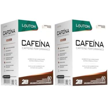 Imagem de KIT 2X Cafeína 400mg 60 comprimidos - Lauton