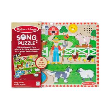 Imagem de Quebra Cabeça com Som Fazenda Old Macdonald - Melissa & Doug