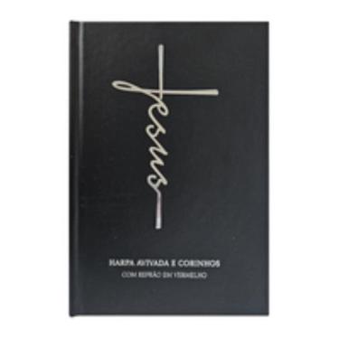 Imagem de Harpa avivada e corinhos letra hipergrande 09 jesus preta