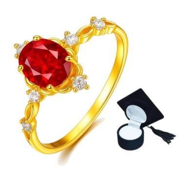 Imagem de Anel de Direito Formatura Banhado a Ouro 18k Com Caixinha Capelo Preta (18)