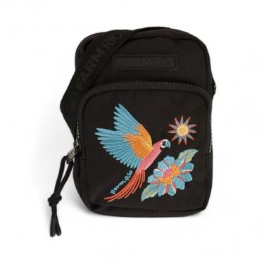 Imagem de Bolsa Gema Farm Samba das Araras Preta Verão 25
