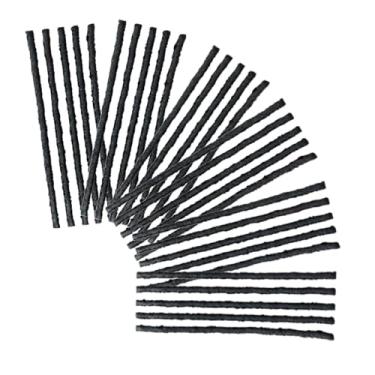 Imagem de PAX [30 peças de cordas de reparo de pneus pretas de 8", plugues de reparo de pneus sem câmara, kits de reparo de pneus para carros off-road, bicicleta, ATV, UTV, carrinho de mão, cortador