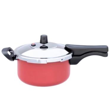 Imagem de Panela De Pressão Vermelha Fechamento Externo 3-4,5-7 Litros Selo (3 Litros)