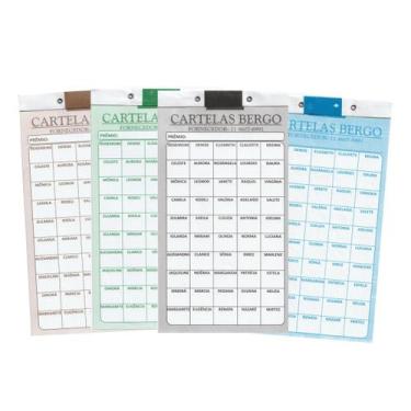 Imagem de Cartela de rifa 50 nomes com 20 unidades grafica guerra - Gráfica Guer