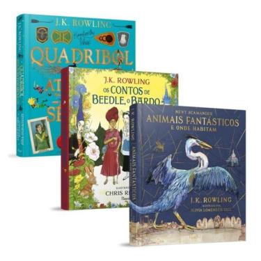 Imagem de Combo Biblioteca Hogwarts Ilustrado