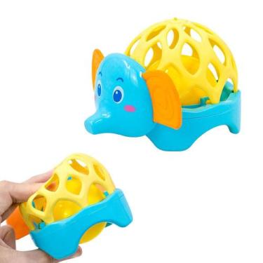 Imagem de Brinquedos Bebes Chocalho Baby Macio Animais:Elefante - Gxm