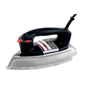 Imagem de Ferro de Passar Roupa a Seco Black + Decker 220V Preto/Cromado - VFA1110XM6