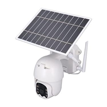 Imagem de Câmera de segurança externa com energia solar, 3MP 1080P HD, detecção de movimento PIR de 360°, à prova d'água (#3)