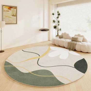 Imagem de Tapetes para quarto, macios e fofos, para vestiário, leves, luxuosos, para decoração de sala de estar, abstratos e grossos (200x200 cm/D)