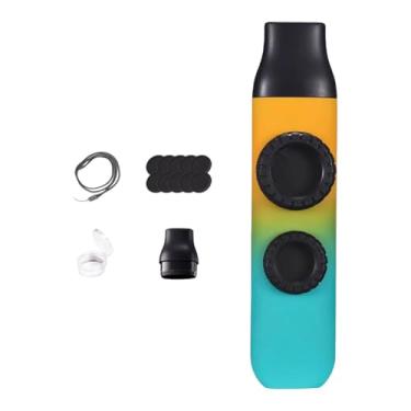 Imagem de JunZheHub Sacola de Presente Kazoo, Brinquedo Musical com Dois Furos E Cordão para Fogueira, Laranja Ciano