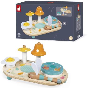 Imagem de Mesa Jardim Musical 5 Instrumentos em Madeira Brinquedo Infantil - Janod