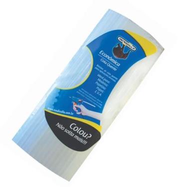 Imagem de Bastão Cola Quente Econômica Fina 500 Gr Semitransparente - Rendicolla