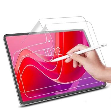 Imagem de TMahhbid 2 peças de protetor de tela fosco para Lenovo Idea Tab Pro de 12,7 polegadas, protetores de tela foscos antibrilho de papel, desenho, escrita com a caneta Stylus como em papel