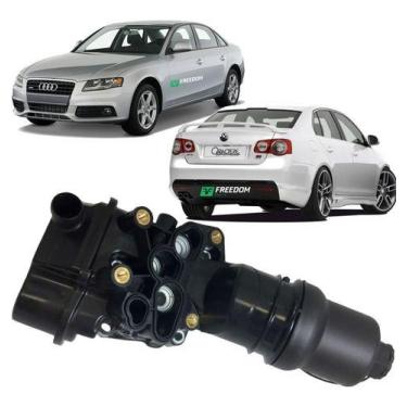 Imagem de Suporte do filtro de oleo motor audi a3 a4 a6 tt 2.0 vw jetta passat 2