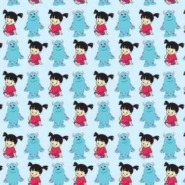 Imagem de Papel de Parede Adesivo Baby Monstros S.A. - 056 - Multimpressão