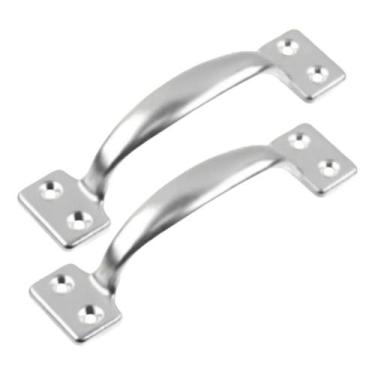 Imagem de Puxador Metal Reforçado Bomvink 98mm - Unidade 2 P Cama Box, galvaniza