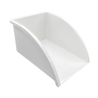 Imagem de Fenteer de de água da chuva, pá de lixo, barril de chuva, extensão de calha de PVC para gramado, acessórios para quintal e paisagismo, Branco