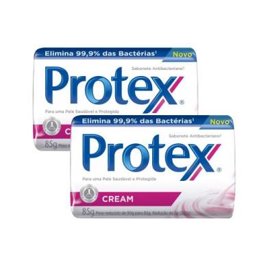 Imagem de Kit 2 Sabonete Protex Cream 85g