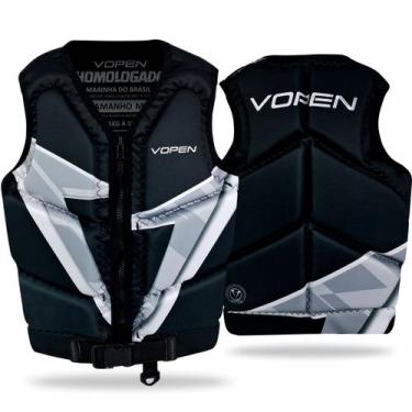 Imagem de Colete Salva Vidas Homologado Neoprene Maximus Aquatic - Vopen, Carbon