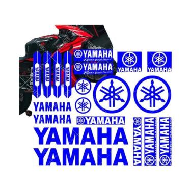 Imagem de Adesivo De Vinil Para Moto YAMAHA Para Capacete De Bicicleta Carro MT0