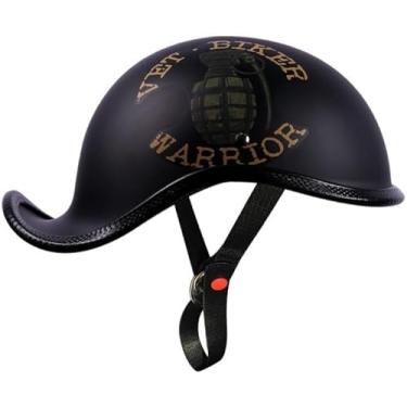 Imagem de Meio Capacete Boné Capacete De Motocicleta Capacete De Rosto Aberto Capacete De Jato Certificado Pela Ece Capacete De Scooter Boné De Ciclomotor Street Cruiser Meio Capacete C, 5, L-60/61cm