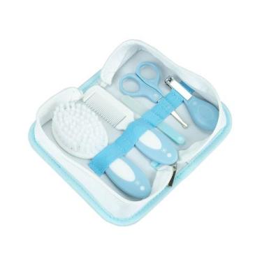 Imagem de Kit Cuidados Higiene Do Bebê Pimpolho 5 Peças com Necessaire Menino Me