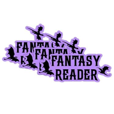 Imagem de Conjunto de 3 peças de adesivos de leitor de fantasia ACOTAR, SJM, Fourth Wing, Dragon, Bookish, Book Club Impermeável 5 cm Decalque de vinil cortado para garrafa de água, laptop, telefone Kindle