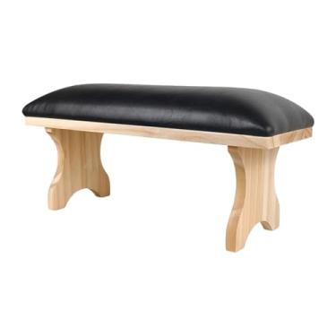 Imagem de harayaa Apoio de braço de unha PU portátil, equipamento para unhas colocado abaixo do suporte de mão de manicure, tapete de mesa para unhas, tecnologia para, Preto