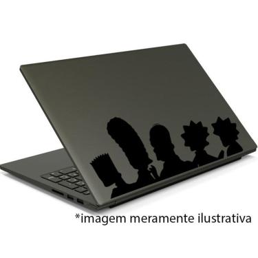 Imagem de Adesivo Para Notebook Família Simpson