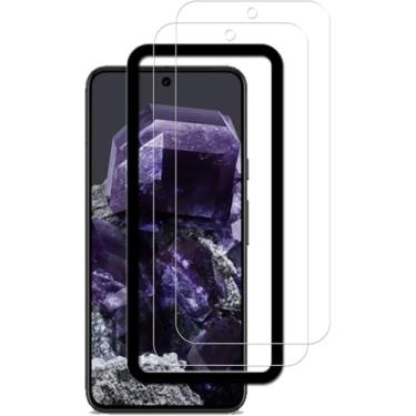 Imagem de HKKAIS Película de vidro temperado para Google Pixel 8 com ferramenta de alinhamento fácil, pacote com 2