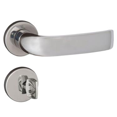 Imagem de Fechadura Home Para Banheiro Cromado - 66260 - Aliança Fech. Home -wc 4153 Cromado - 66260 - Aliança