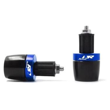 Imagem de Acessórios de motocicleta 7/20.3 cm 22 mm Punhos do guidão da tampa do guidão plugues deslizantes compatíveis com S1000RR S1000 RR S 1000 RR todos os anos (azul)