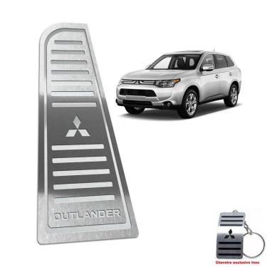 Imagem de Descanso De Pé Mitsubishi Outlander 2014 Até 2017 Aço Inox