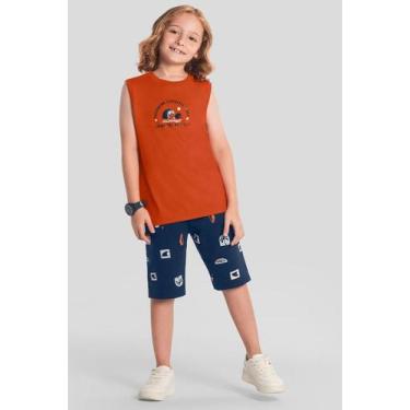 Imagem de Conjunto infantil menino de surf em gel Brandili, 10, Laranja