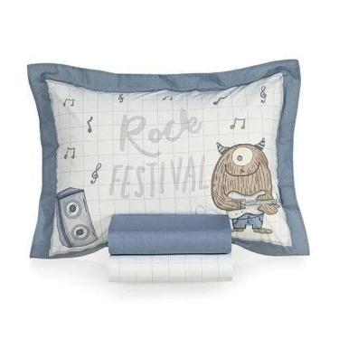 Imagem de Jogo De Cama Infantil Masculino 200 Fios - Karsten Musical