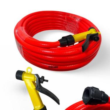 Imagem de Mangueira Silicone Reforçada C/ Esguicho 1/2 10, 15, 20, 25 e 30 Metro