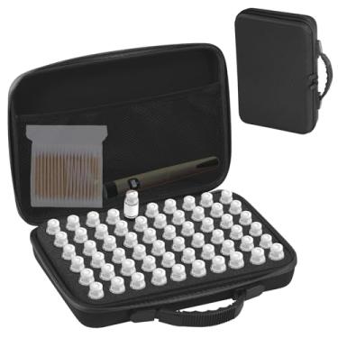 Imagem de Estojo protetor de frasco de insulina com 60 compartimentos, suporte de frasco de insulina adequado para frasco padrão de 5 a 10 ml, frascos para diabetes, insulinas, bolsa organizadora e protetor