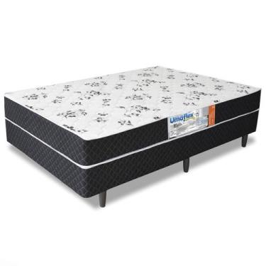 Imagem de Cama Box Conjugada Solteiro Umaflex com Espuma D28 e Revestimento 100%