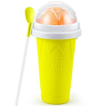 Imagem de Copo Slushy Tgosomt TIK TOK Frozen Magic Yellow 210 ml