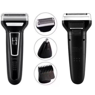 Imagem de Máquina De Corte Kemei 3 Em 1 Cabelo E Barba