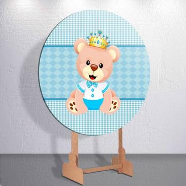 Imagem de Capas Painel Grande e Mini Painel Redondo Festa Infantil Ursinho Menin